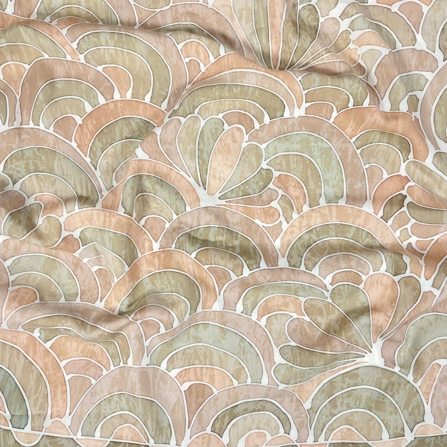 Batik Scarf - Shell