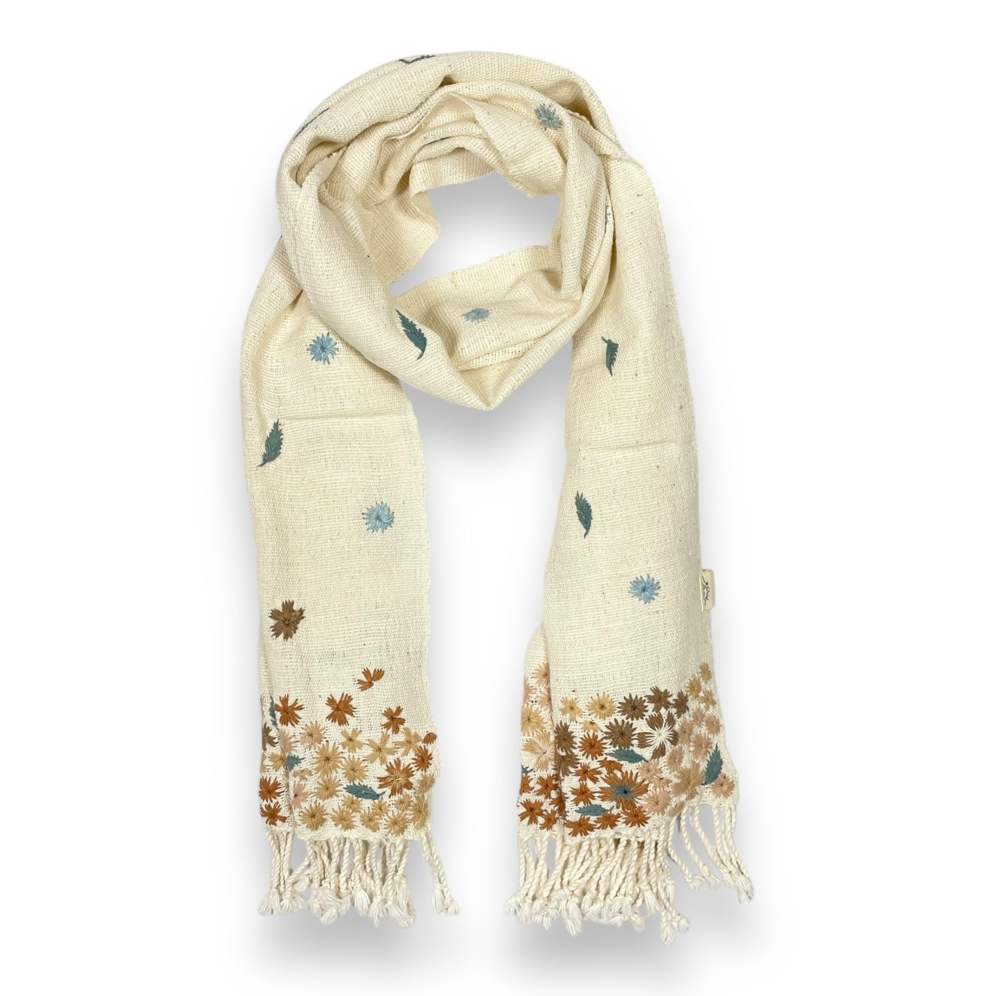 Embroidered Scarf - Little Fall