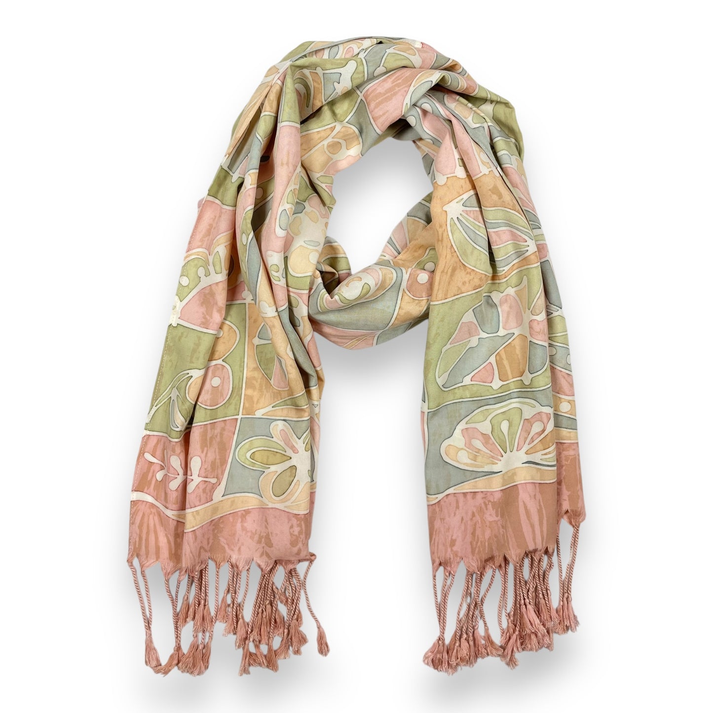 Batik Scarf - Southern Flower 1