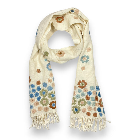 Embroidered Scarf - Bloom