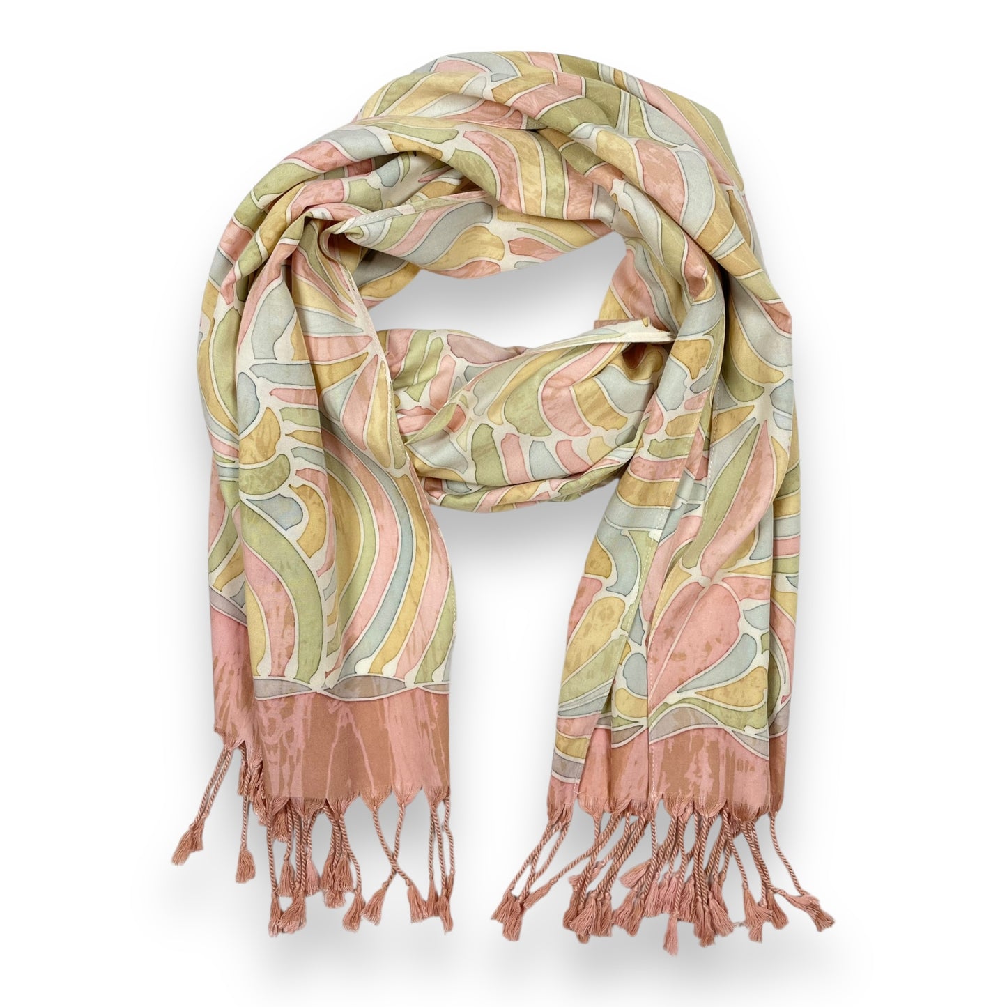 Batik Scarf - Pastel Sea